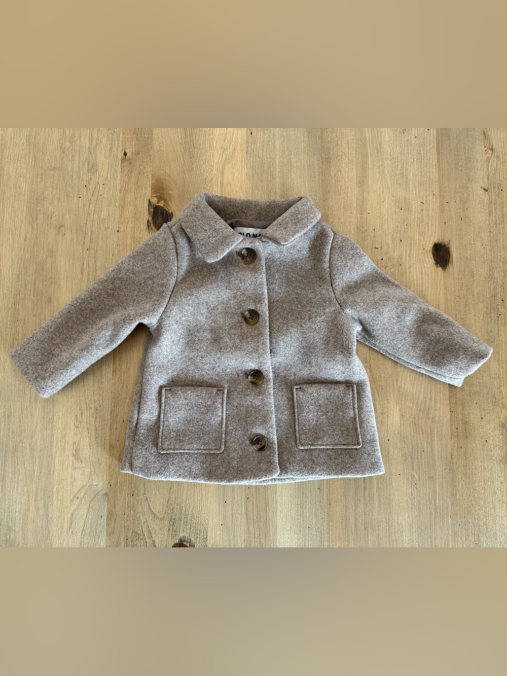 Old Navy Toddler Pea Coat in Taupe